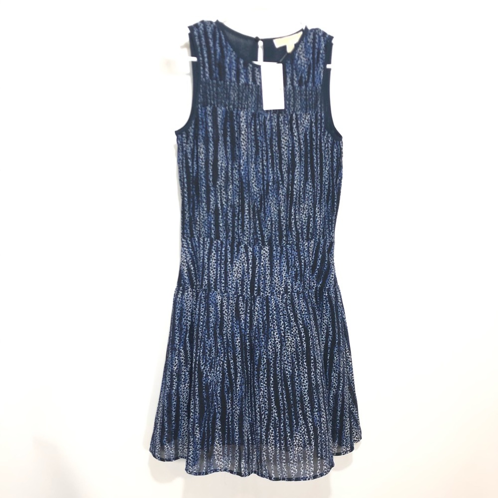 Michael kors sleeveless chiffon floral dress - Picture 2 of 9